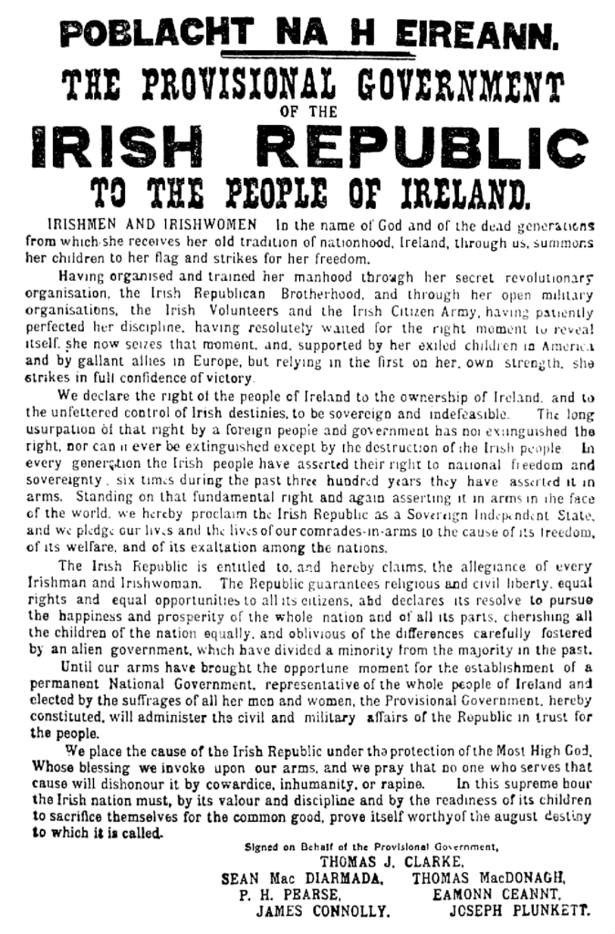 Irish Easter Rising Movement Poster