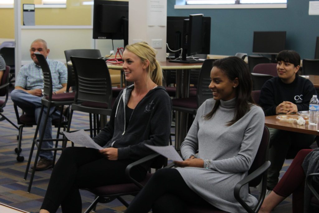 LMU Seaver College students listening to faculty