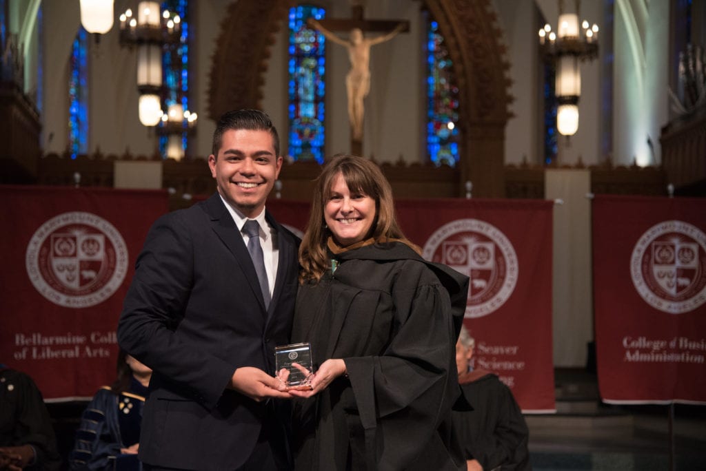 2018 Academic Awards Convocation Honorees receiving awards