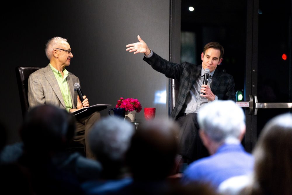 Stan Goldman at the Fischmann Family Lecture.