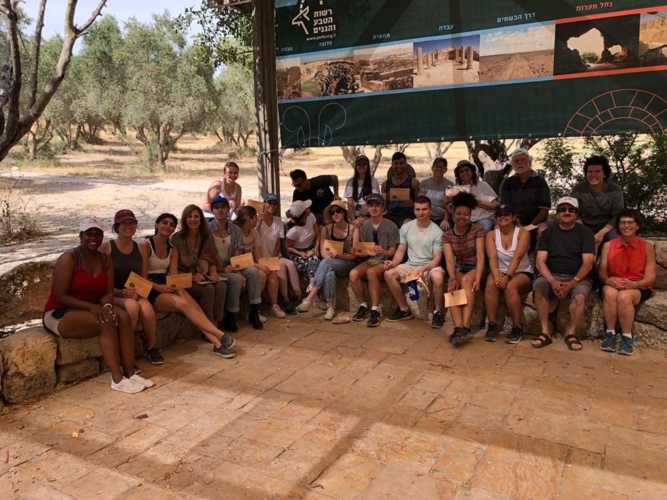 Group Photo of LMU Students taking a study abroad in Israel