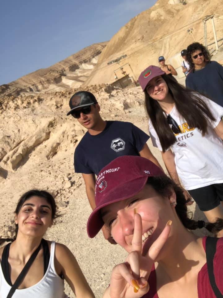 Group shot of LMU students studying abroad in Israel