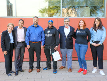 LPI Staff Attorneys Pose with Exonerees on Wrongful Conviction Day 2022