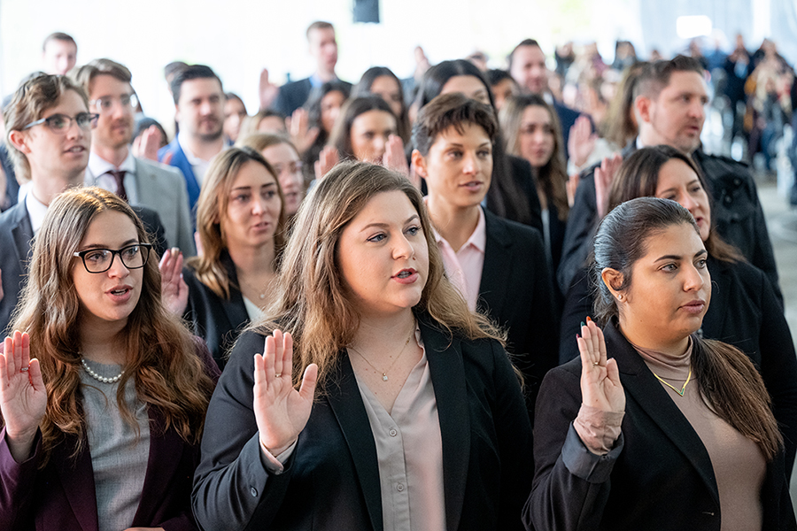 Law School Alumni at Dec. 2022 CA Bar Swearing-in Ceremony