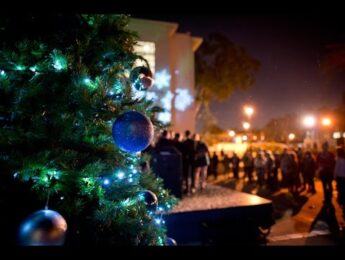Christmas Ornament at the LMU Christmas Tree Lighting