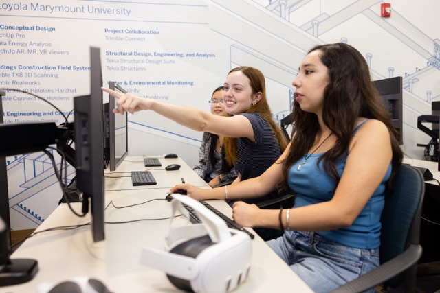 Paige Teevans working with other Civil Engineers