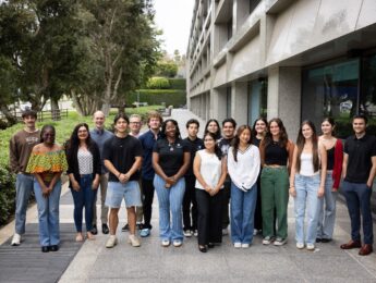 Psychology faculty and students who participated in SURP outside of University Hall