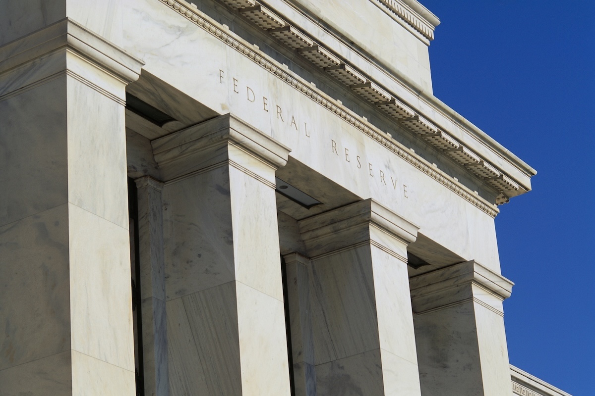 Column detail at Federal Reserve building