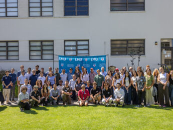 Group photos of alumni and current students in civil and environmental engineering