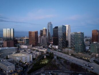 Downtown Los Angeles Skyline at Dusk