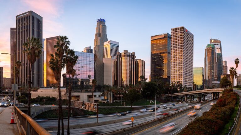 Skyscrapers, Panorama, Los Angeles, California
