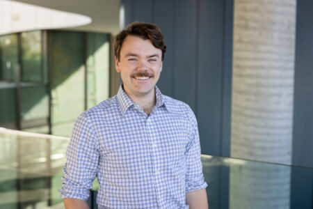 Portrait image of male faculty member, Robert Welch, assistant professor of environmental science