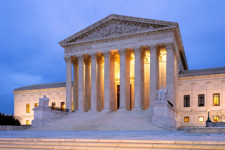 Blue Hour, United States Supreme Court Building, Washington DC, America