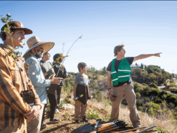 Demian Willette in the field