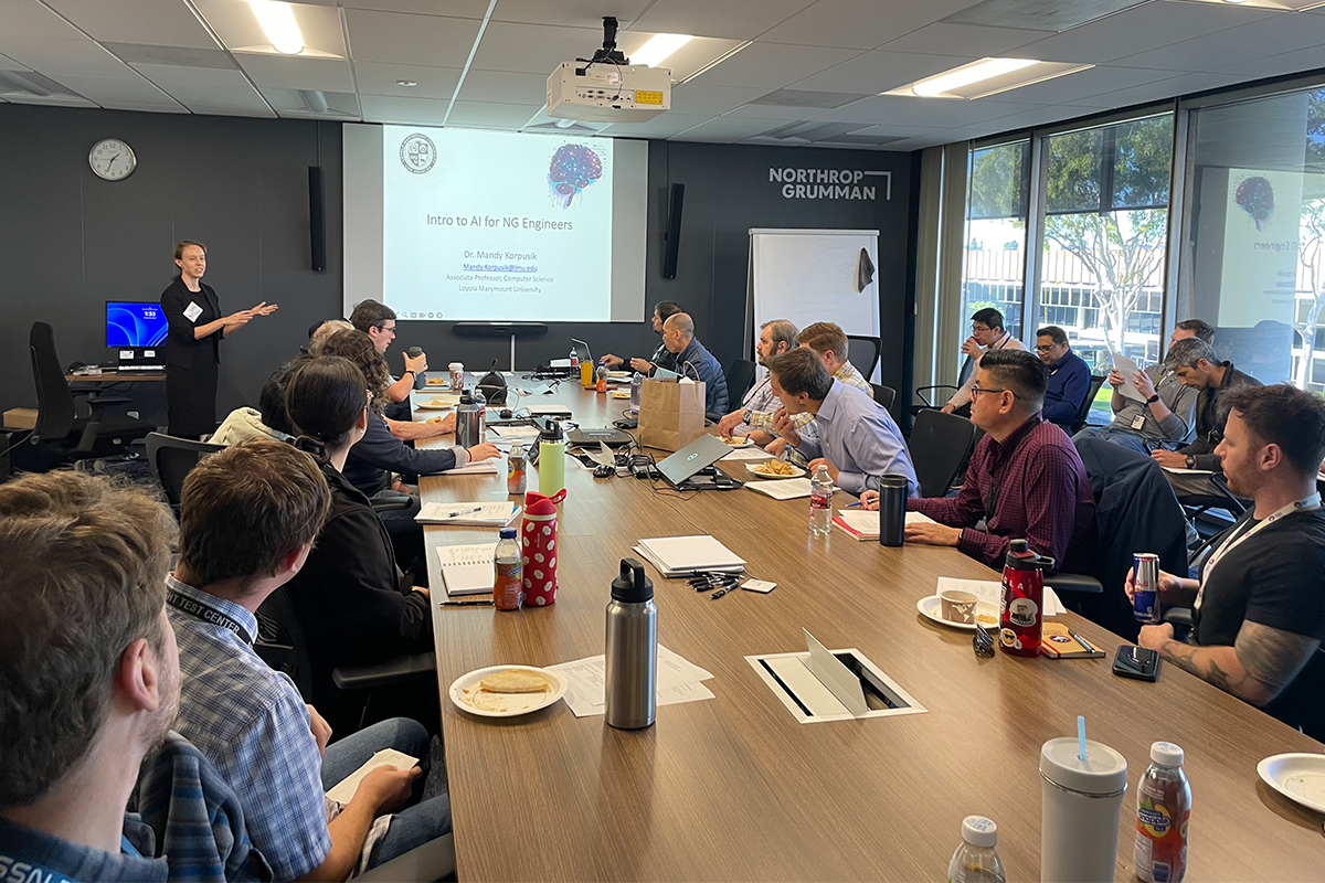 LMU Professor Leads AI Workshop for Northrop Grumman - Loyola Marymount University Newsroom