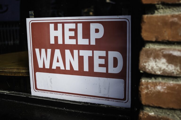 Help wanted sign