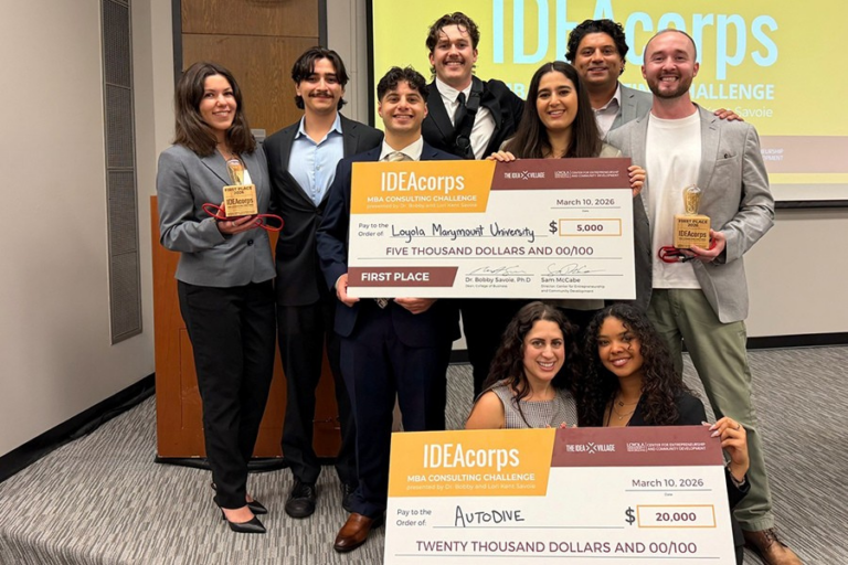 LMU IDEAcorps National Consulting Challenge Winning Team Members