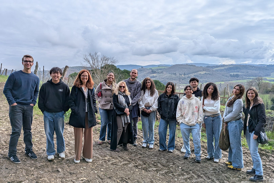 Management Students Explore the Business Ethics of Food in Italy