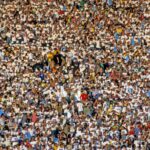 Crowd in a stadium