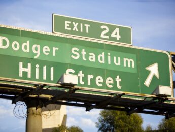 Dodger stadium sign