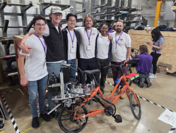 LMU mechanical engineering students at the 2026 Fluid Power Vehicle Challenge