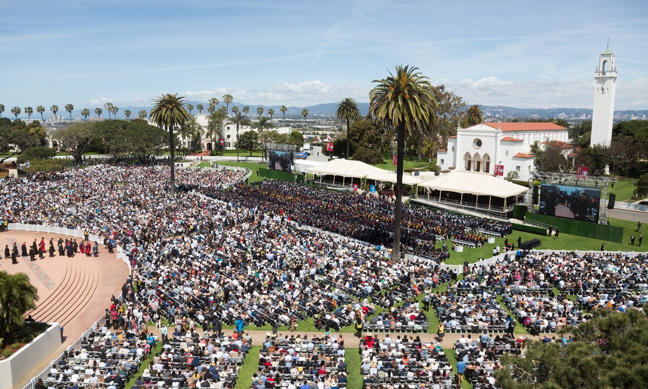 Commencement at LMU