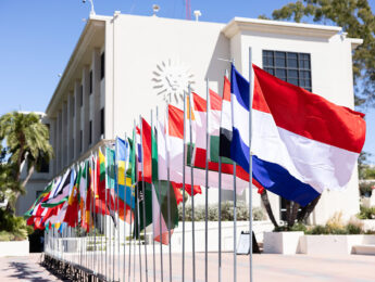 LMU Westchester Campus International Flags