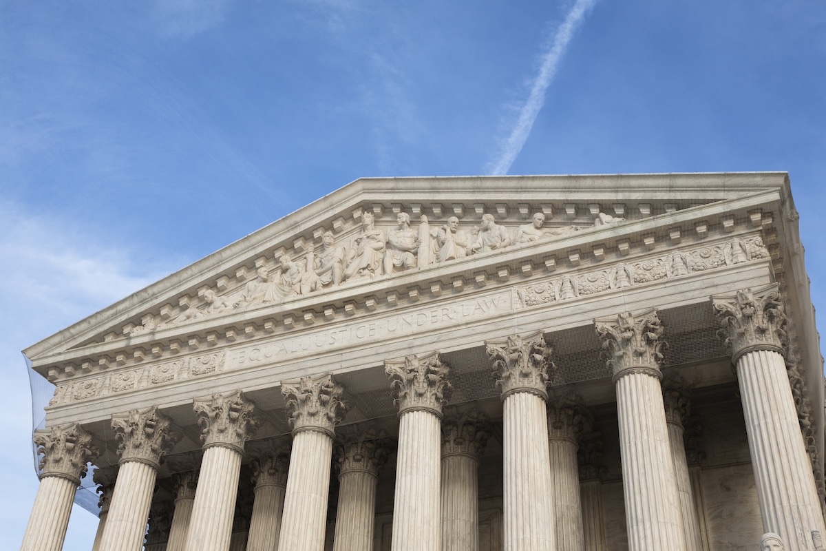 Columns of the US Supreme Court.