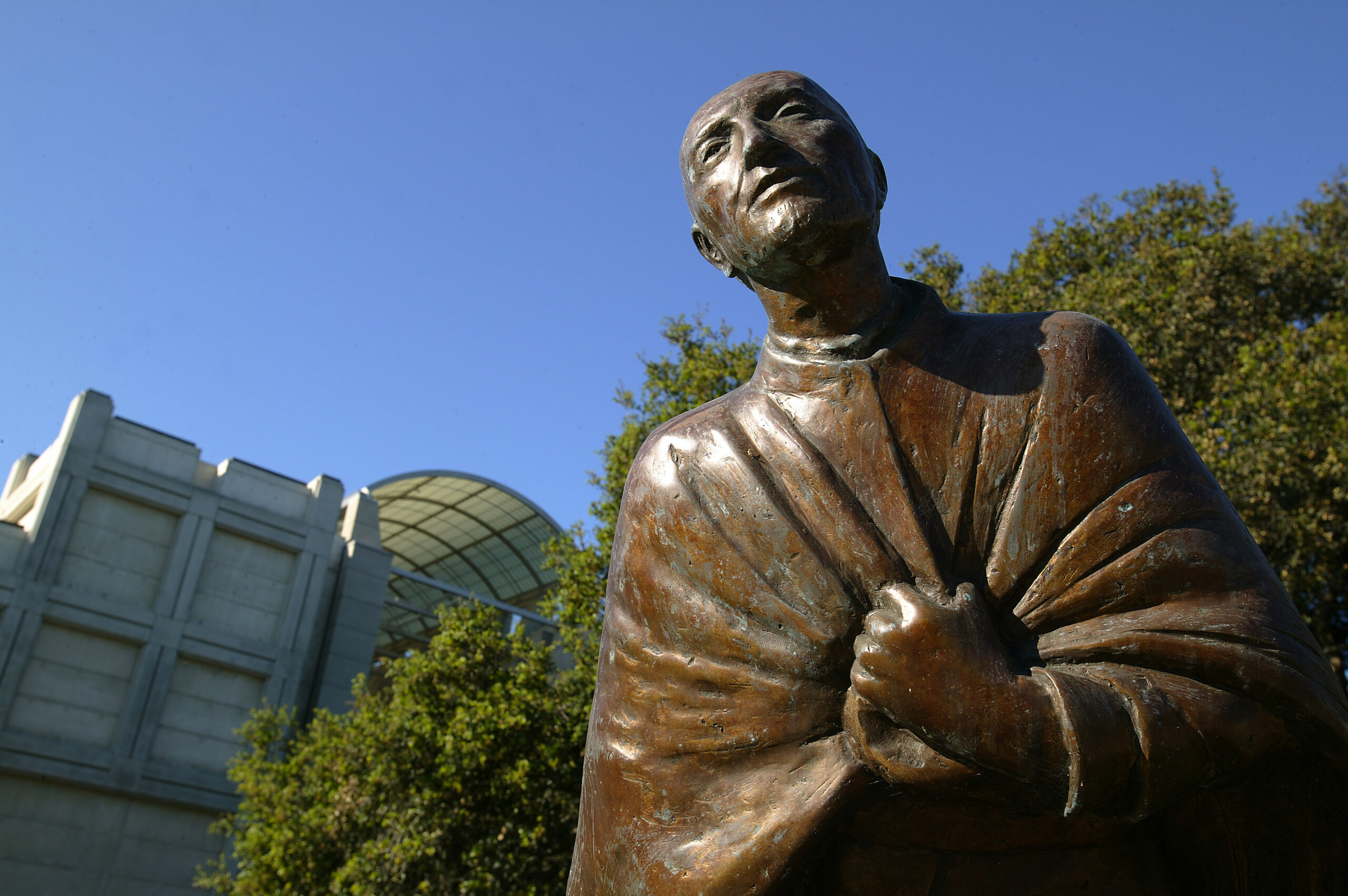 Saint Ignatius in Front of the Jesuit Community