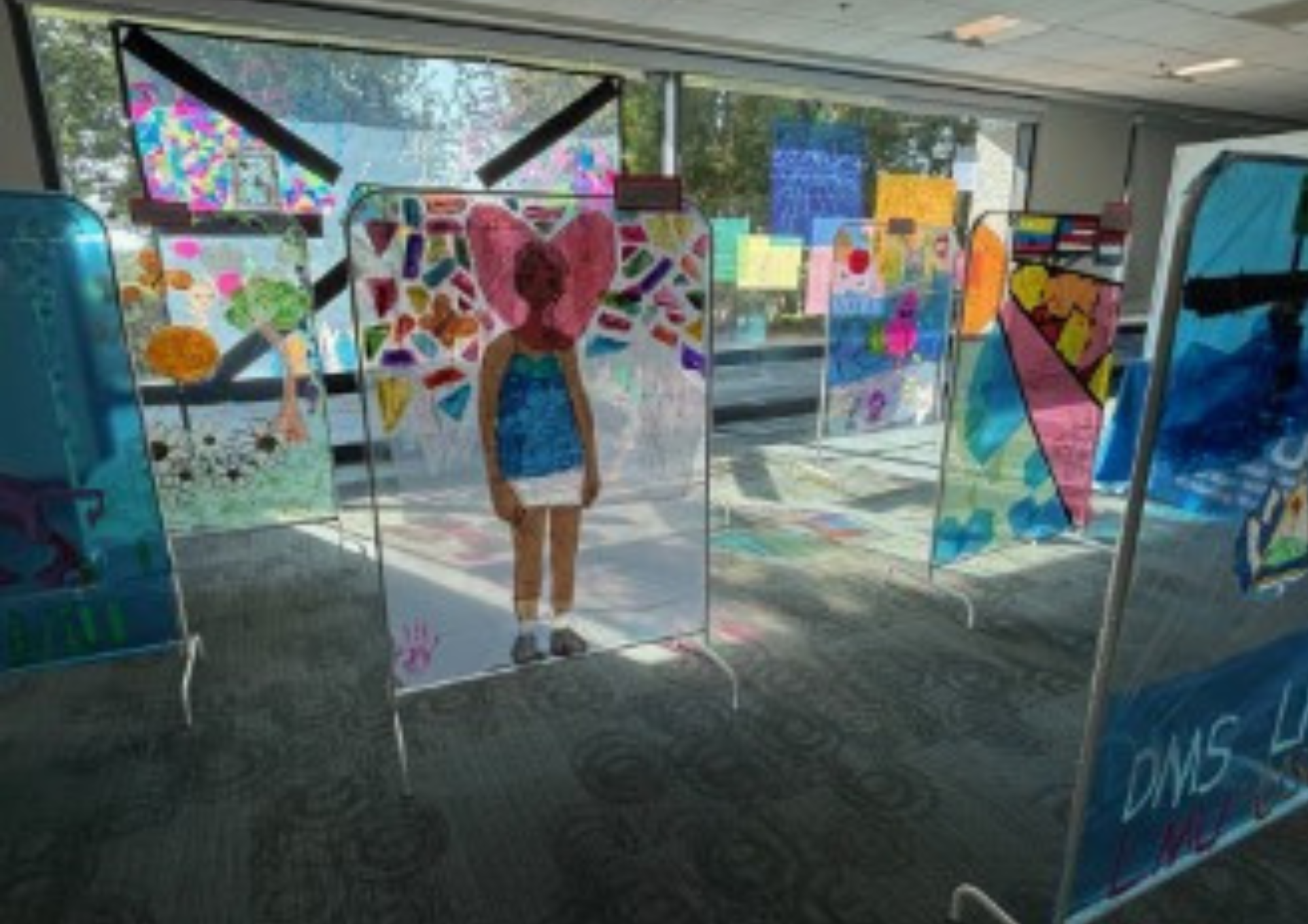 Artwork on display