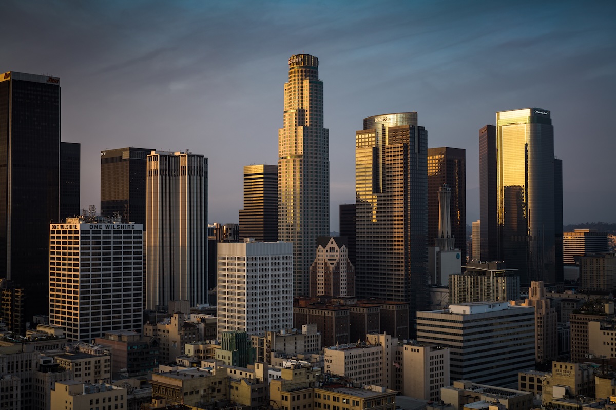 L.A. downtown skyline