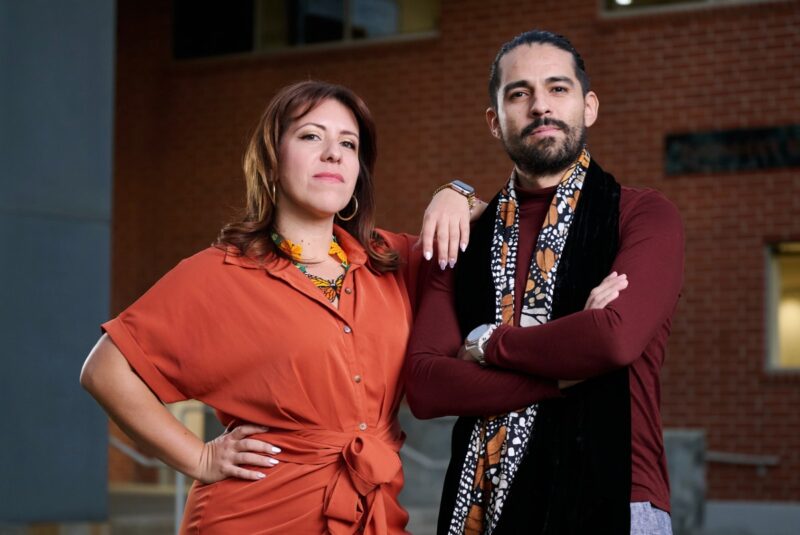Marissa Montes and Eduardo Osornio