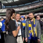 LMU President Thomas Poon and John Kiralla, EVP, COO, CMO/COO discussed the university’s partnership with the Rams with NBC-4 during their season opener in Melbourne.