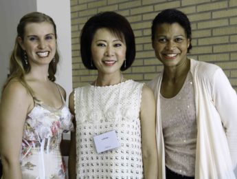 Lydia Hao and students