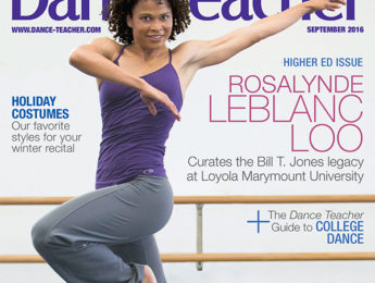 LeBlanc Loo on the cover of Dance Teacher magazine