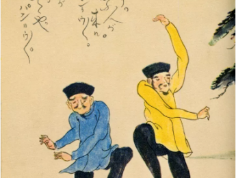 Dancing Sailors scroll painting