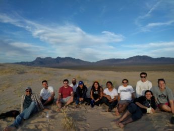 Engaged Learning students in the Eastern Mojave desert