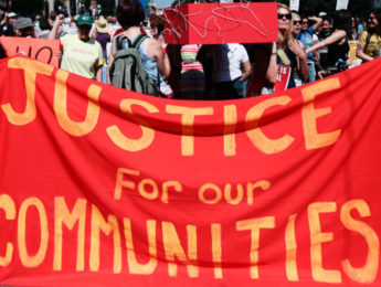 Justice for our Communities Banner