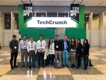 LMU's delegation at TechCrunch
