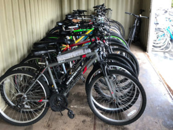 Picture of impounded bikes