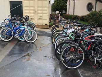 Bikes collected outside of DPS