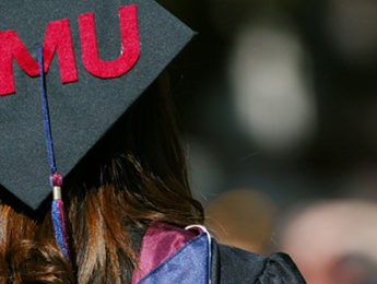 LMU decorated graduation cap