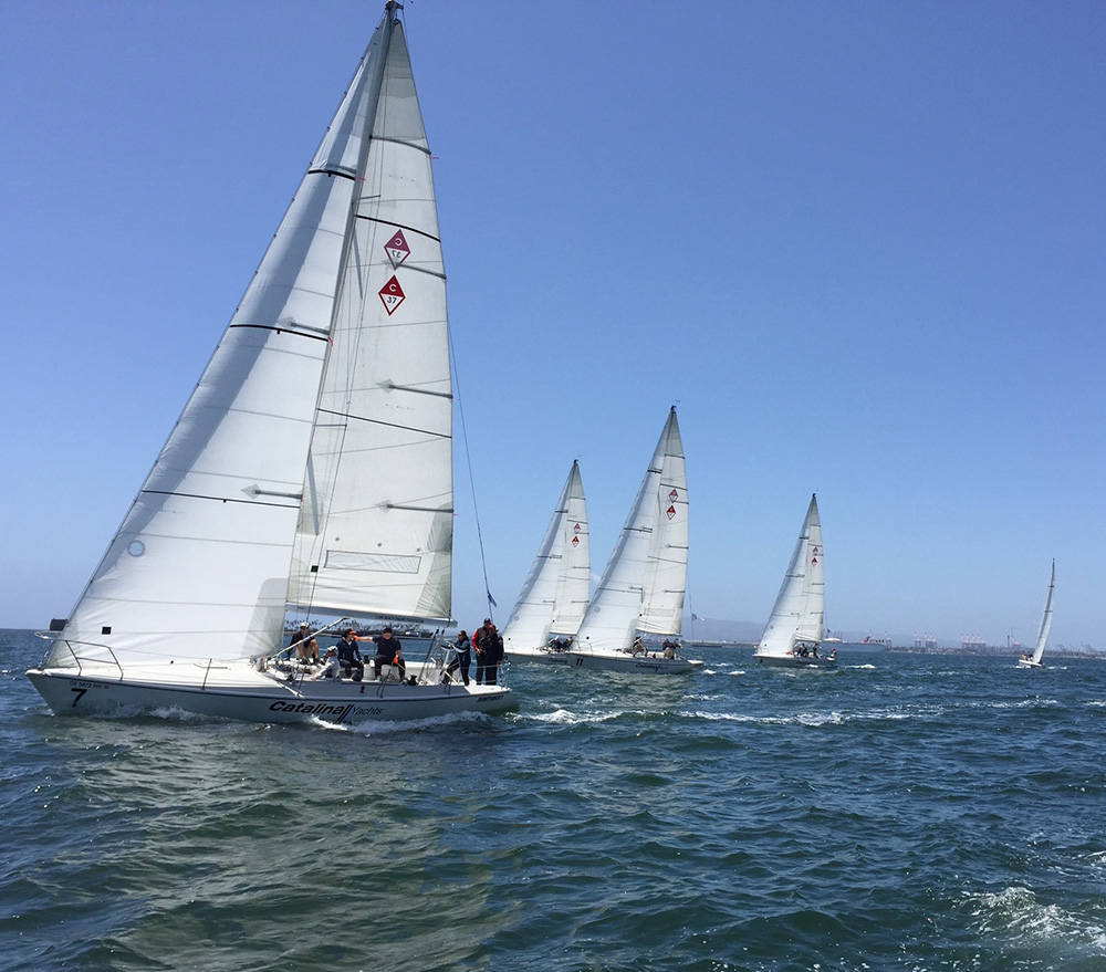 Student teams compete in sailing regatta