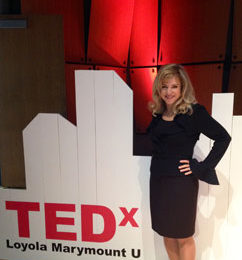 Ellen Ensher at the TEDxLoyolaMarymountU event