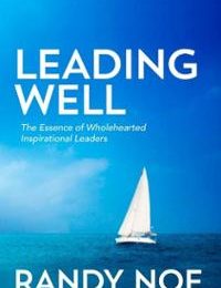 Leading Well by Randy Noe book cover
