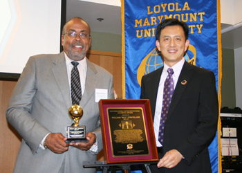 David Choi with plaque