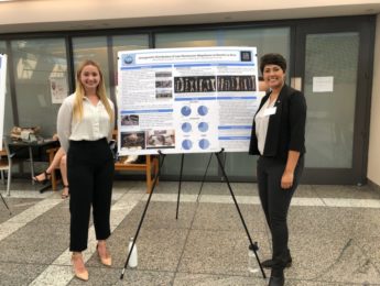 Melissa Morado and Anna Yager present their research