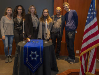 LMU community members commemorate Kristallnacht with candle lighting ceremony