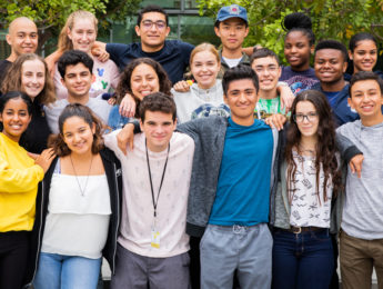 Image of a group of students standing together