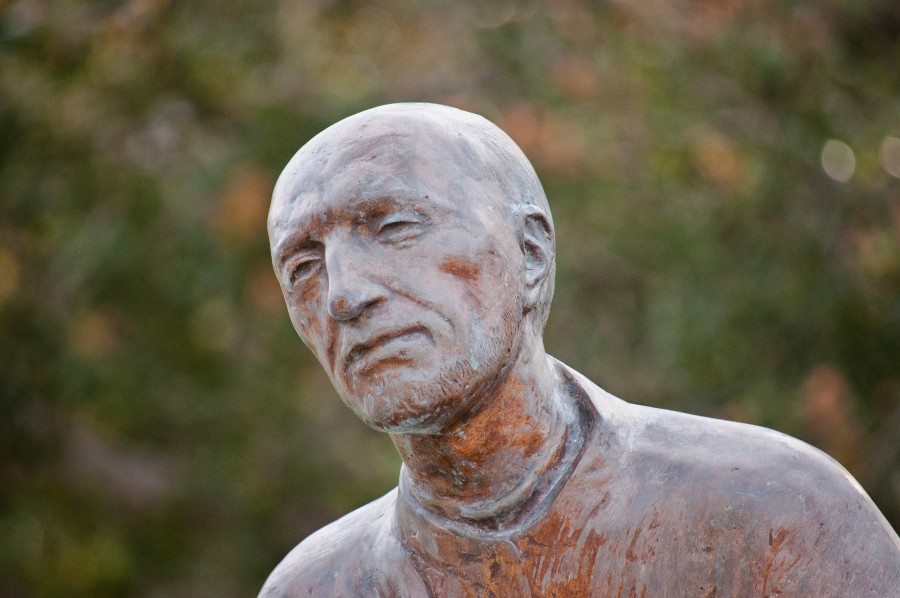 Image of St. Ignatius statue